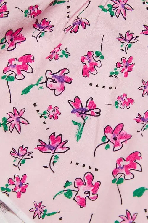 Allover Flower Print Dress