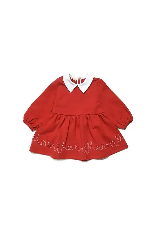 Collared Logo Dress
