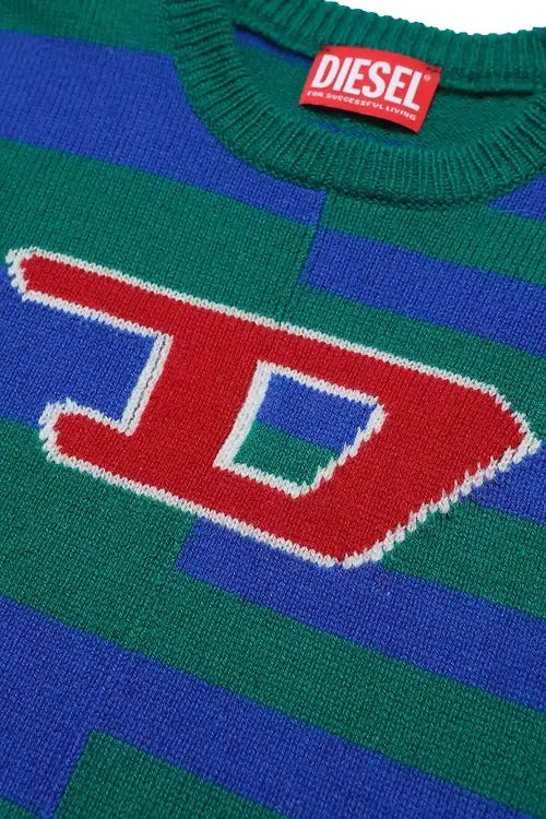 Striped Logo Sweater