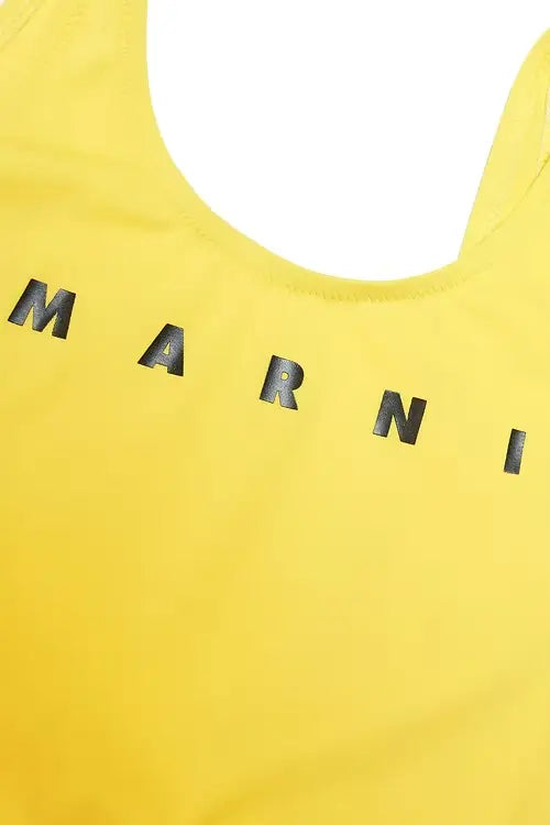 Logo Print Swimsuit