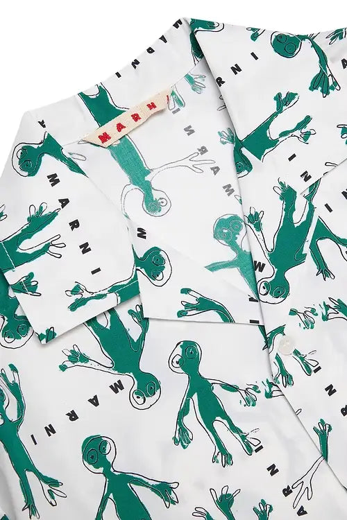 Graphic Poplin Shirt