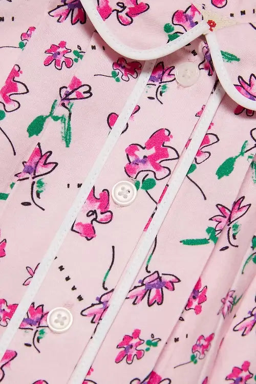 Allover Flower Print Dress