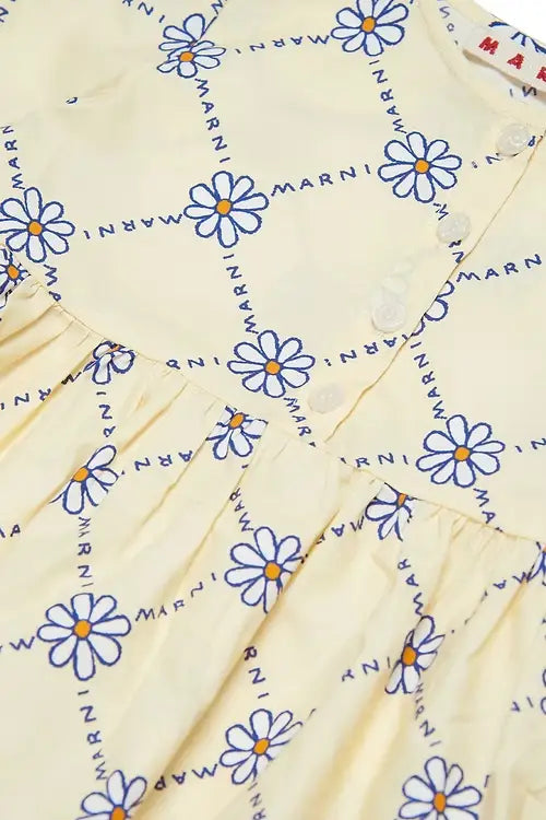 Allover Flower Print Dress