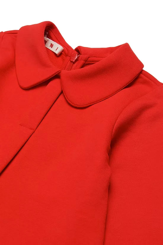 Fleece Collared Dress