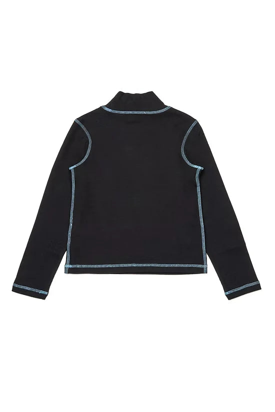 Oval D branded ribbed turtleneck