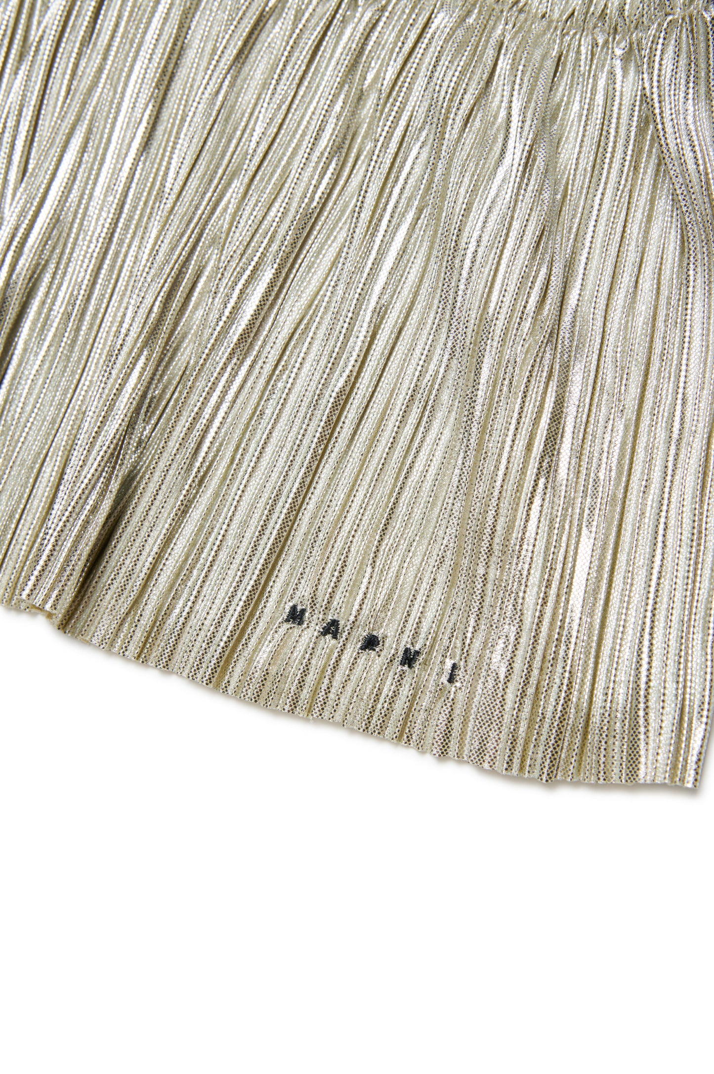 Metallic Pleated Shirt