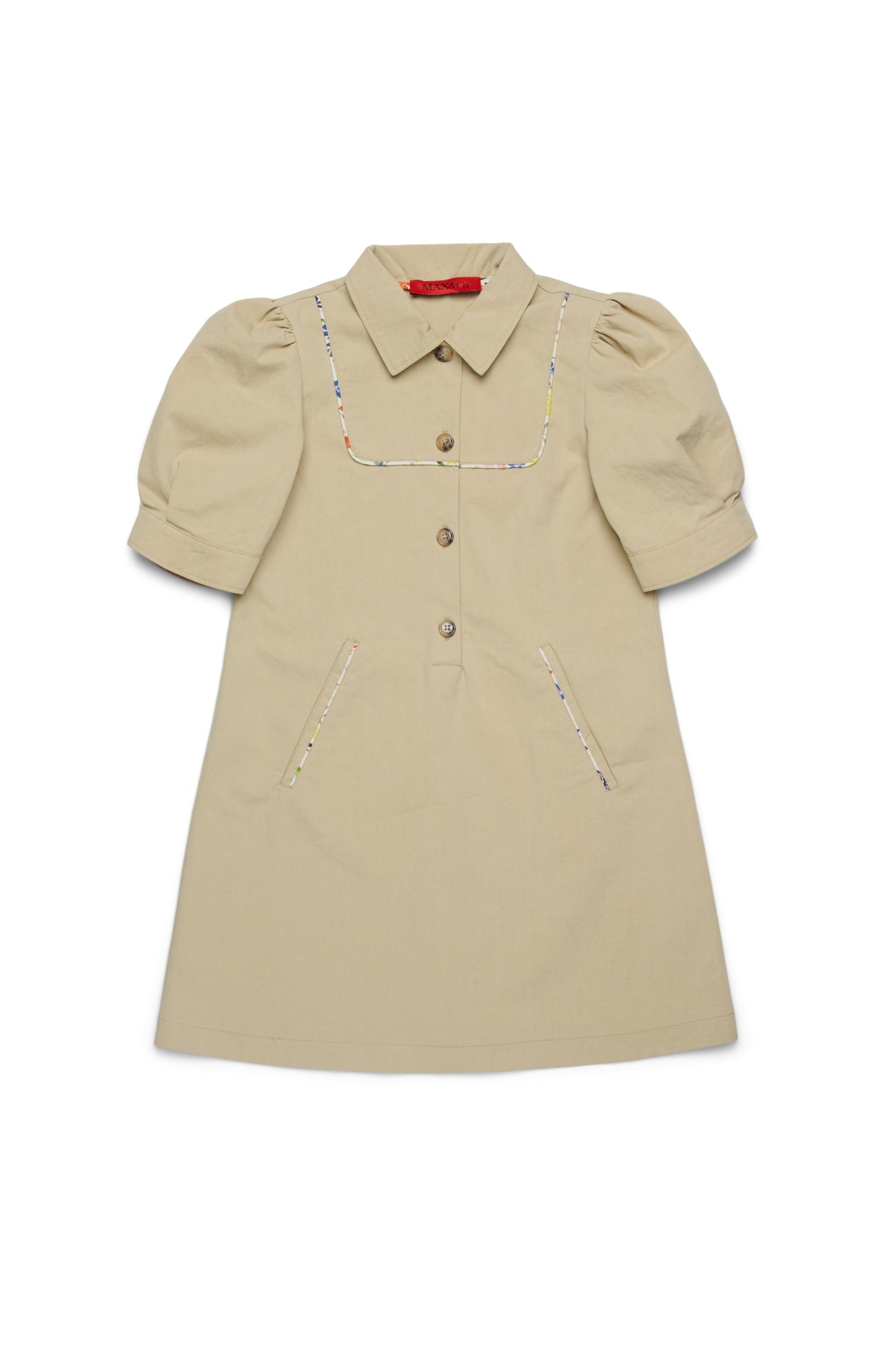 Collard Gabardine Dress