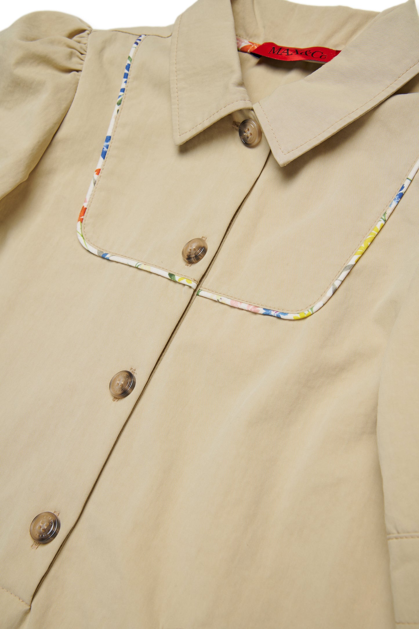 Collard Gabardine Dress
