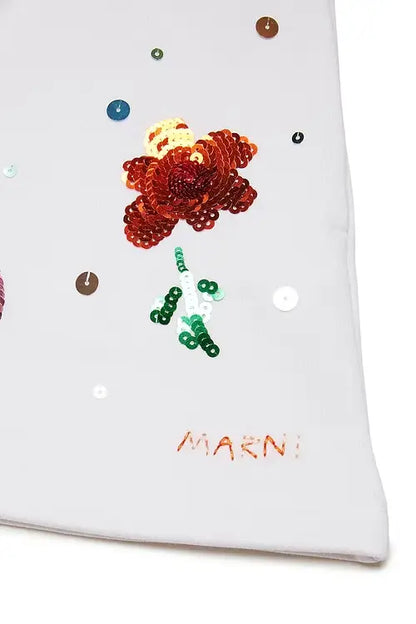 Embroidered Flower Shorts