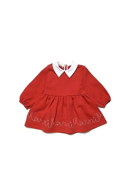 Collared Logo Dress