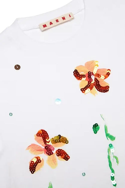 Embroidered Flower T-shirt