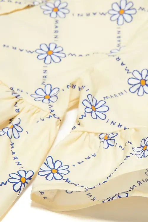Allover Flower Print Dress