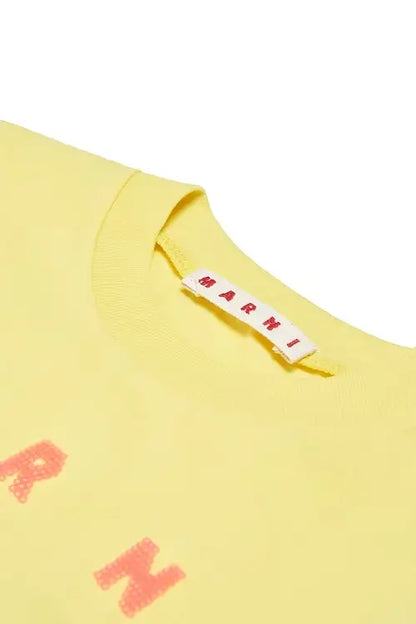 Sequin Logo Cropped T-shirt
