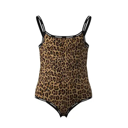 Dsquared2 Leopard Print Swimsuit