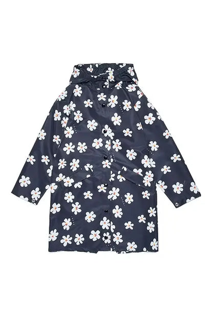 Flower Print Raincoat