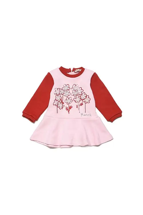 Printed Flower Dress