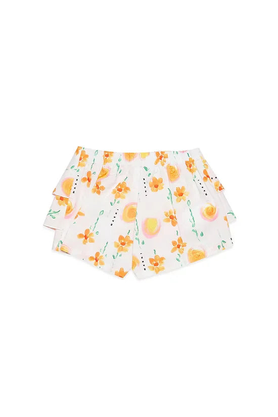 Flower Print Shorts