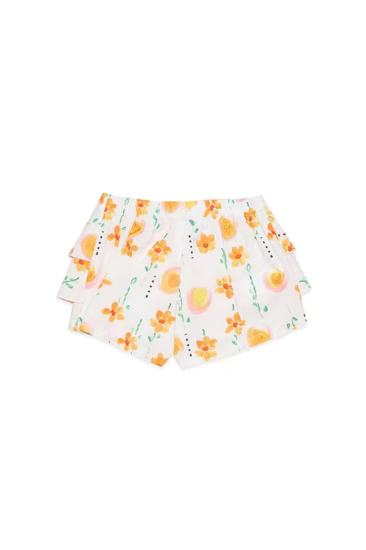 Flower Print Shorts