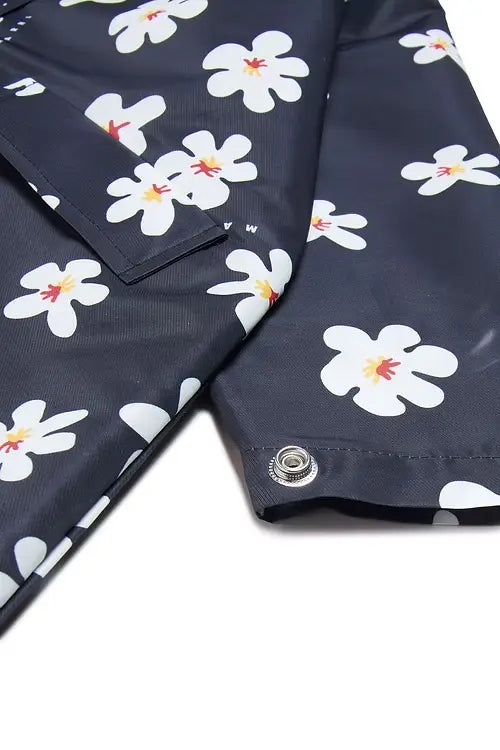Flower Print Raincoat