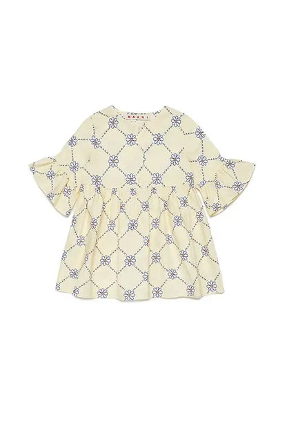Allover Flower Print Dress