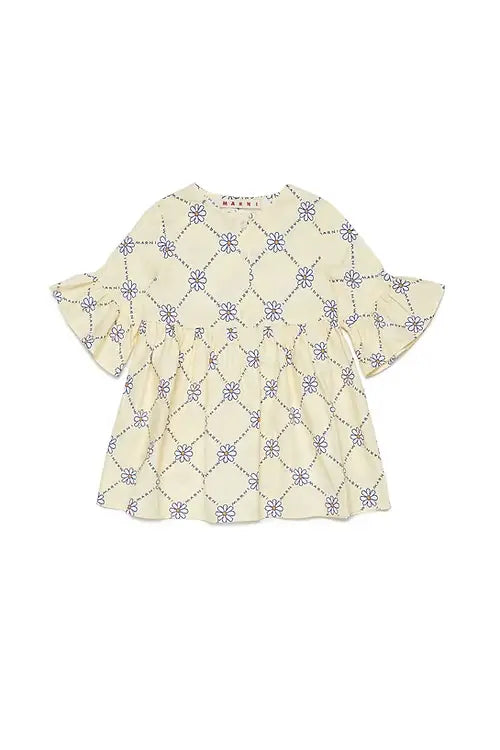 Allover Flower Print Dress