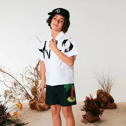 Palm Graphic Swim Shorts