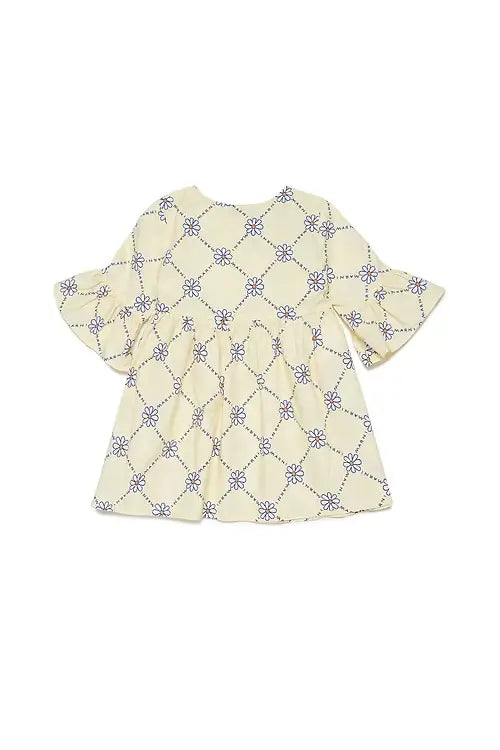 Allover Flower Print Dress