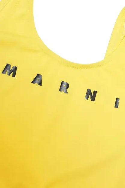 Logo Print Swimsuit