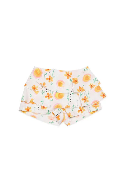 Flower Print Shorts