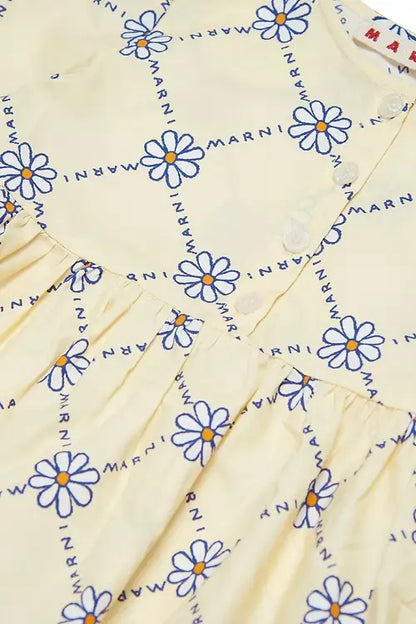 Allover Flower Print Dress