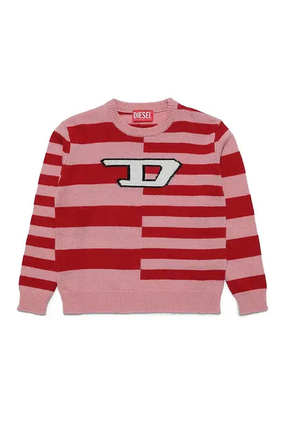 Striped Logo Sweater