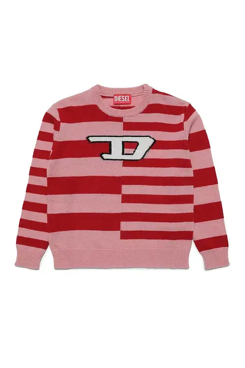 Striped Logo Sweater