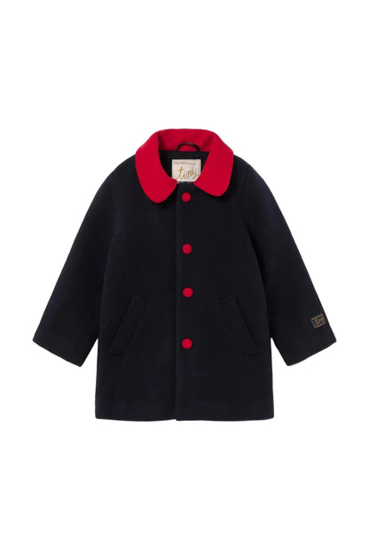 Peter Pan Collar A-line Coat