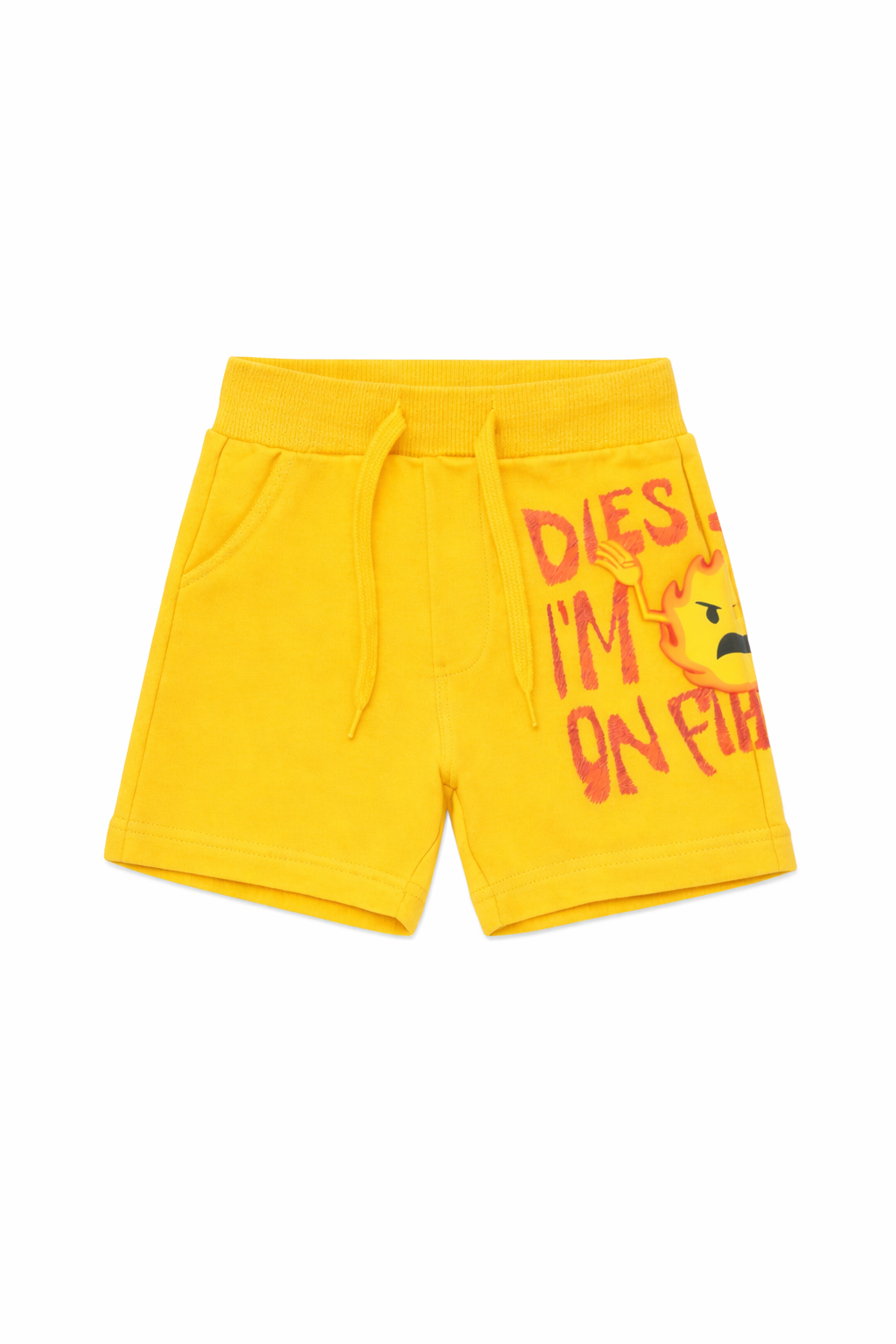 Baby set with fire print graphic Diesel