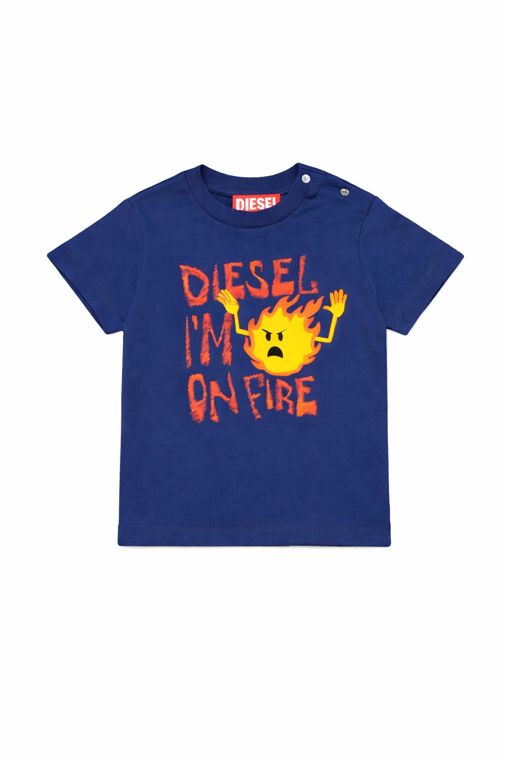 Baby set with fire print graphic Diesel