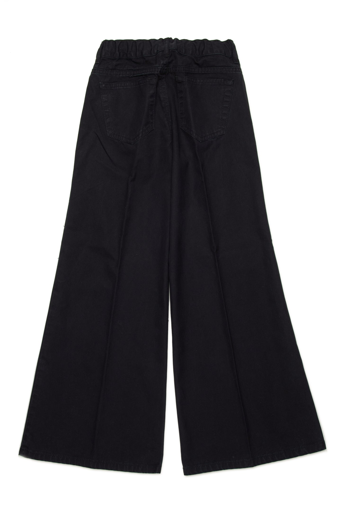 Wide-leg Gabardine Trousers