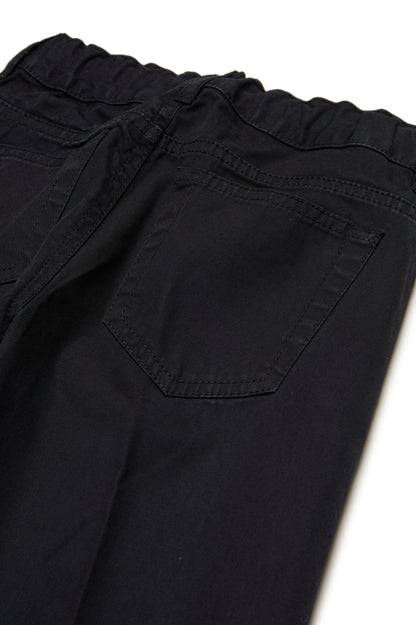 Wide-leg Gabardine Trousers
