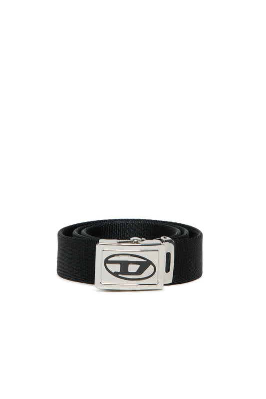Oval D branded canvas belt
