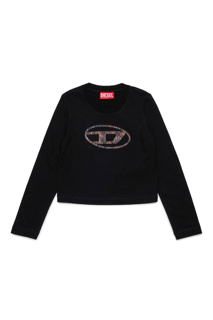 Acid rain logo print t-shirt