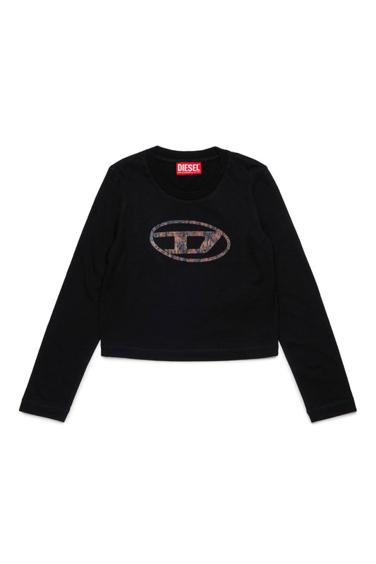Acid rain logo print t-shirt