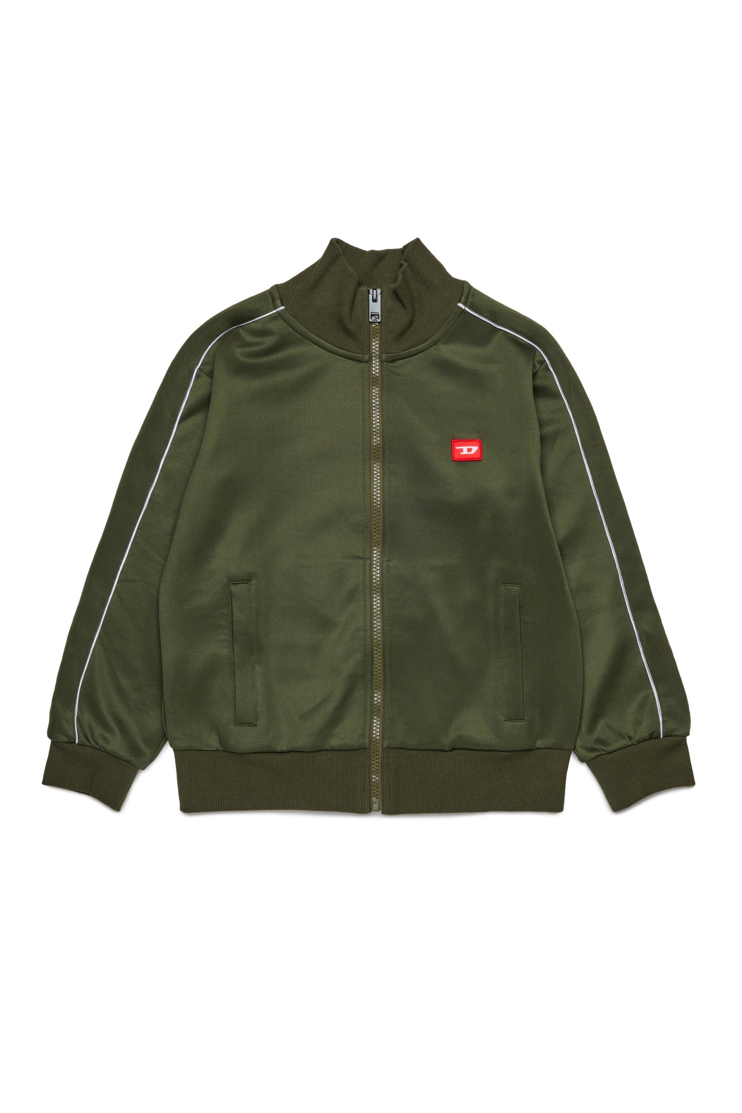 Tracksuit jacket with D logo patch