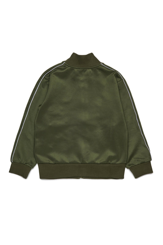 Tracksuit jacket with D logo patch