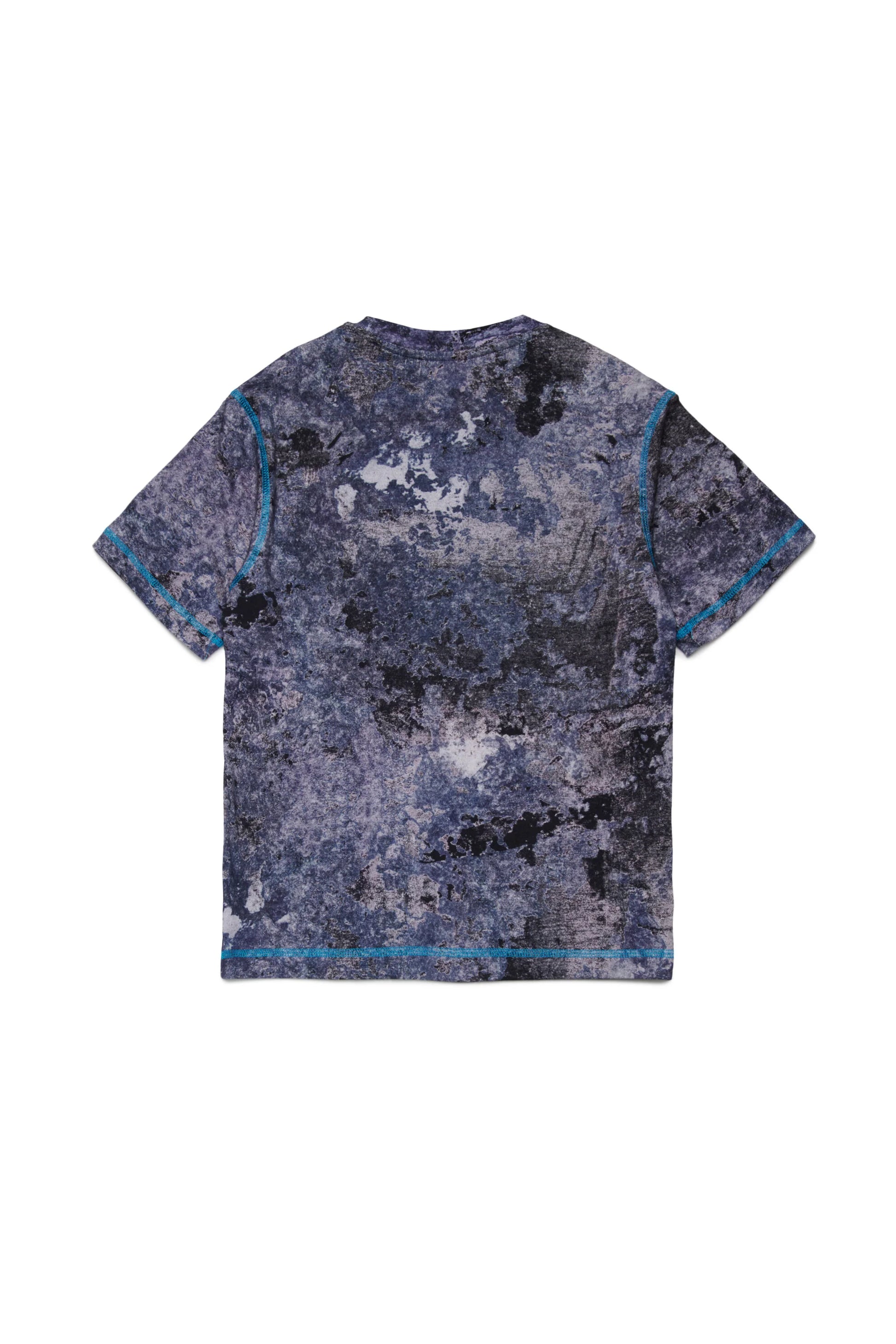 Marbled Logo T-shirt Diesel
