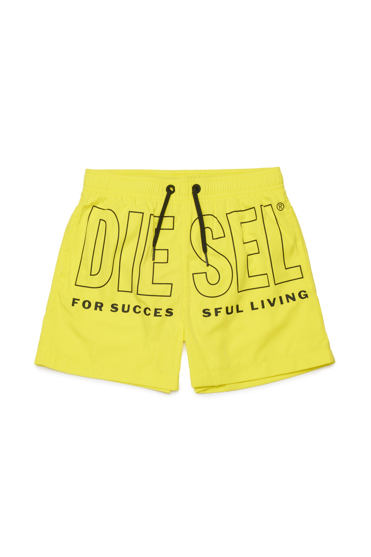 Swim shorts with contrast logo Diesel