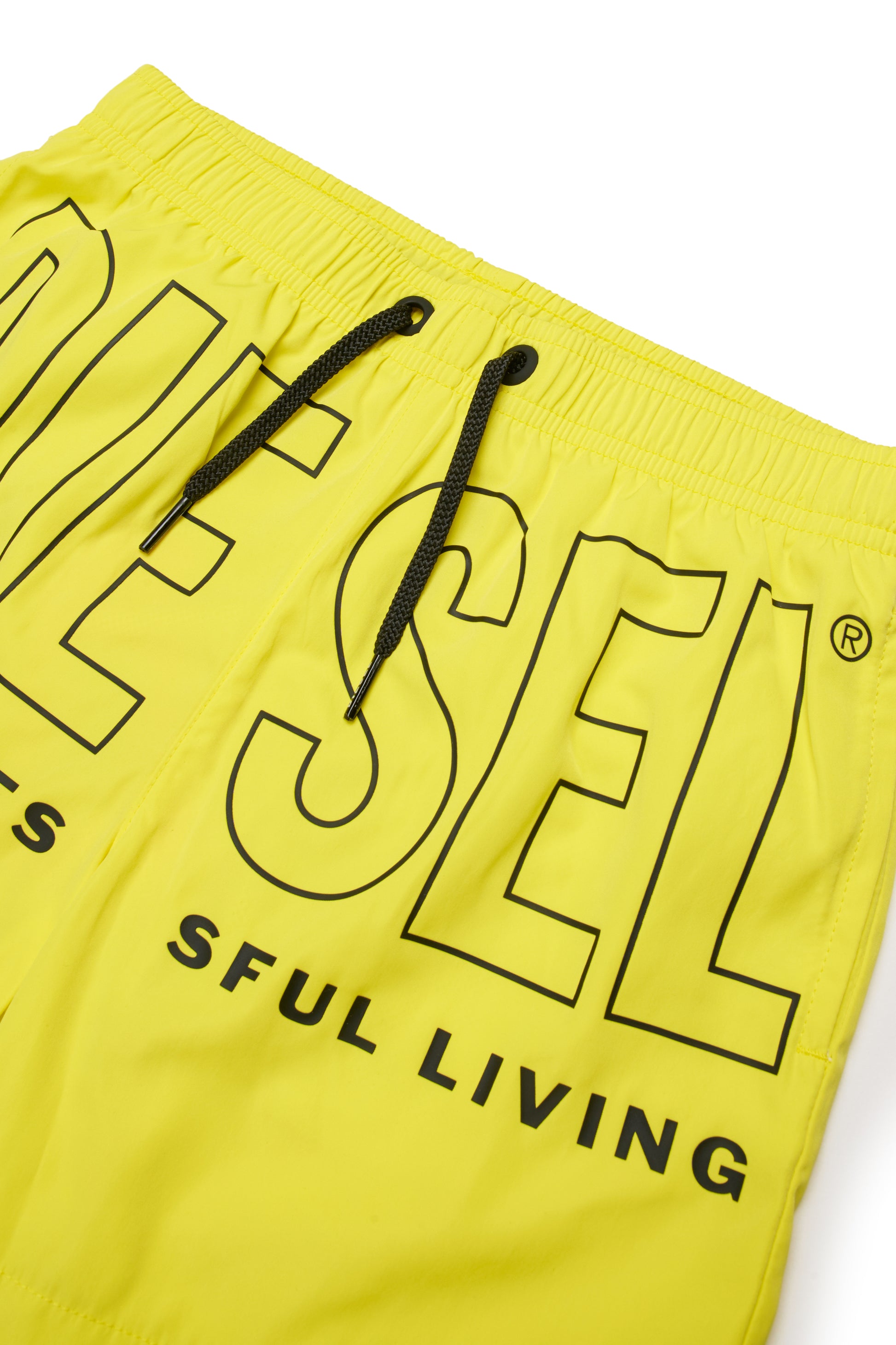 Swim shorts with contrast logo Diesel