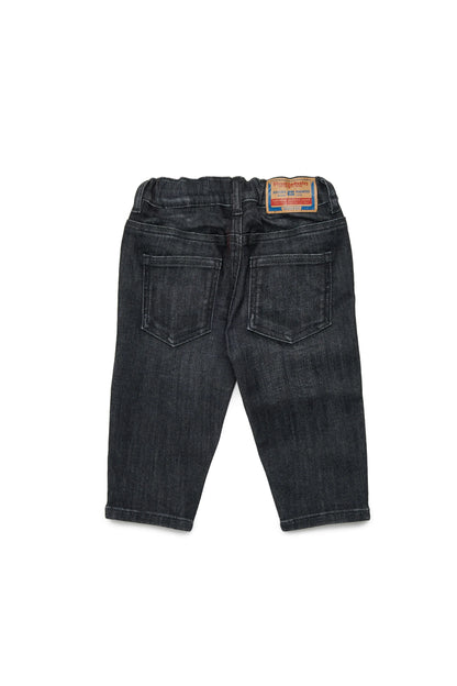 Regular fit black wash jeans Diesel