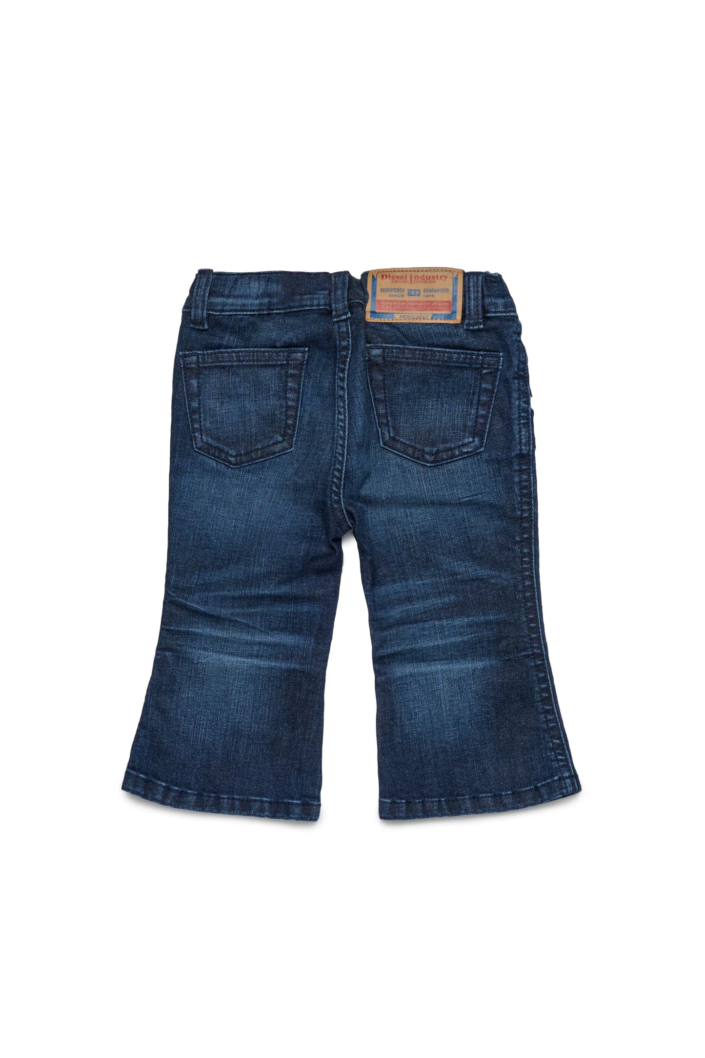 Dark blue bootcut jeans - D-Heki-B