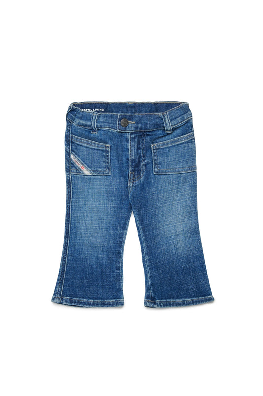 Bootcut jeans in medium blue wash Diesel