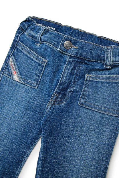 Bootcut jeans in medium blue wash Diesel