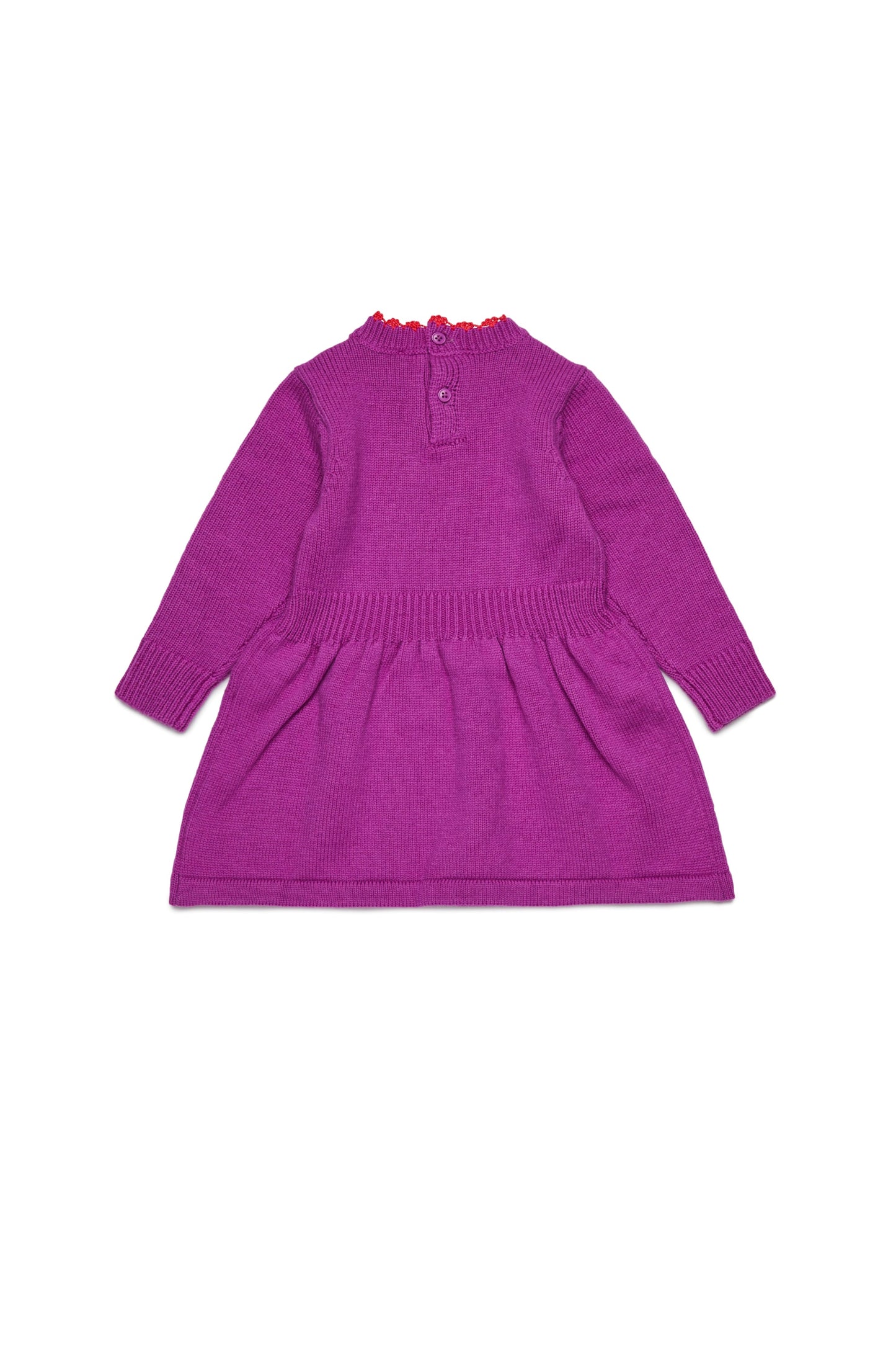 Cashemire blend dress with logo
